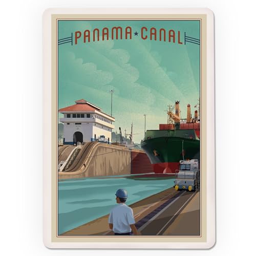 Baraja de cartas de poker Panama Canal 52 naipes miniatura 3