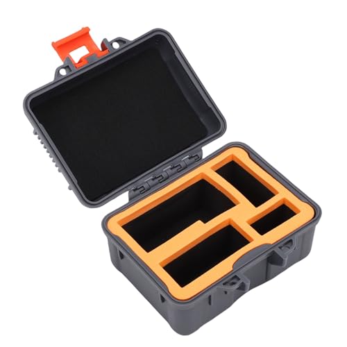 SPYMINNPOO Caja de Transporte para Cámara de Acción, Organizador de Almacenamiento de Viaje para Cámara de Acción de Tapa Dura con Compartimentos a Prueba de Golpes