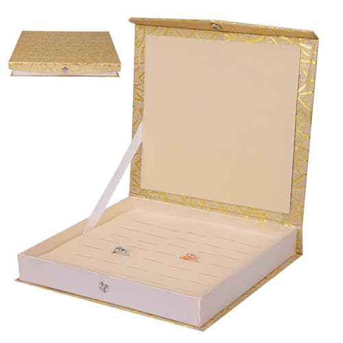 Image of Ring Organiser (45 RINGS) Suitable for all Kinds of Jewellery like Gold, Silver, Antique (Ring Box Design H Cutting)