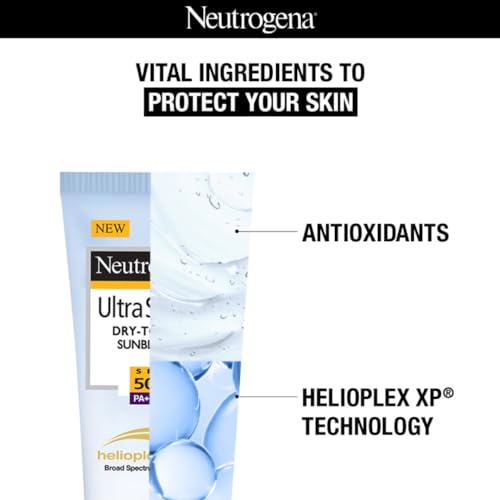 Neutrogena Ultra Sheer Sunscreen SPF 50+ | Broad Spectrum UVA/UVB | Blue light protect | No White Cast | Water resistant, Ultra light & Non sticky... - Image 6
