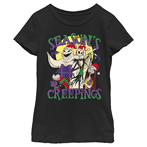 Disney Nightmare Before Christmas Seasons Creepings Girls T-Shirt