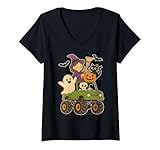 Photo Gallery donna scheletro strega gatto fantasma zucca bambini divertente halloween maglietta con collo a v Photo Gallery donna scheletro strega gatto fantasma zucca bambini divertente halloween maglietta con collo a v
