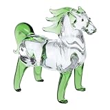 Brillance transparente : nos figurines de chevaux de collection utilisent le cristal pour un éclat saisissant, ce qui en fait de magnifiques objets de décoration de bureau. petite statue de cheval, figurine de cheval de collection