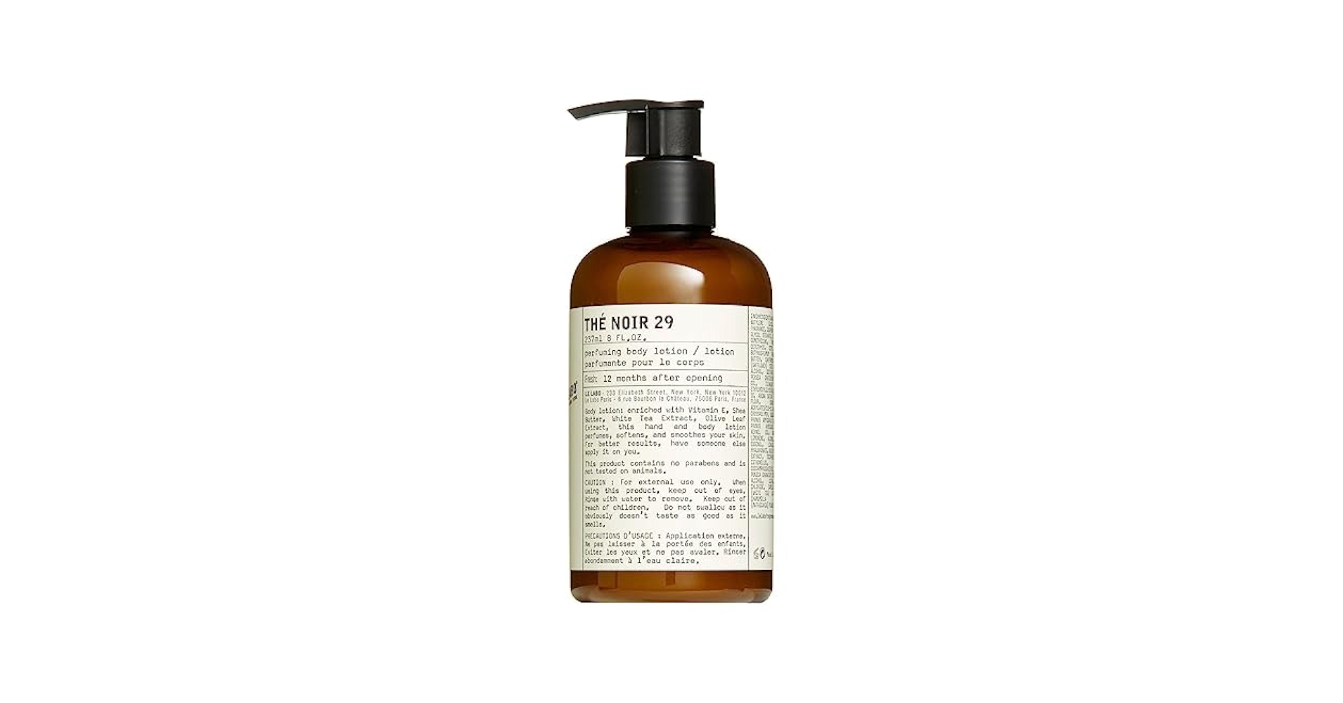 新品LE LABO THÉ NOIR 29 ボディローション 231ml THÉ NOIR 29 | Perfuming Body Lotion | Le Labo Fragrances