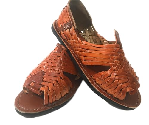 EL CHARRO MENS HUARACHE SANDALS. MEXICAN SANDALS. HUARACHES MEXICANOS (US SIZE 8)