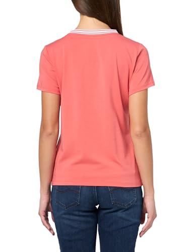 Image of Nautica Women's Solid V-Neck Short Sleeve T-Shirt Shirt