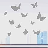 11 Schmetterlinge Größe: 13 x 8cm bis 5,5 x 3,5cm