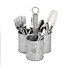 Mind Reader , Cutlery, Silverware Organizer, Utensil Caddy, Multi-Purpose Holder, One Size, Silver Metal