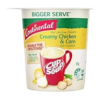 Continental Creamy Chicken and Corn Cupasoup 35 g (Pack of 8)