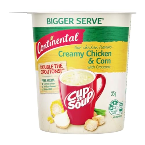 Continental Creamy Chicken and Corn Cupasoup 35 g (Pack of 8)