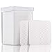 170 Pcs Cleaning Cotton Pads Lint Free Non-woven Cleanser Makeup Tool for Eyelash Extension Glue & Nail Polish Remover Wipes (White)