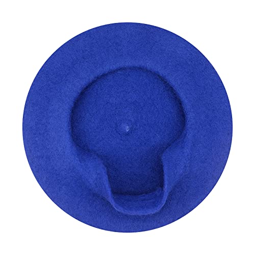 Image of Klong Women Wool Beret Hat French Style Solid Color