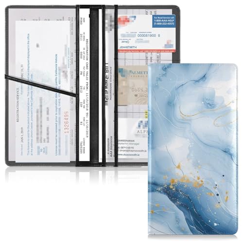 Organizador de Documentos para Auto Cuero