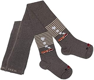 Weri Spezials Cotton Children Tights for Baby and Boys with Railroad Pattern in differen colours variations