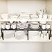 Simple Houseware Expandable Stackable Cabinet and Counter Shelf Organizer with Steel Surface, 9