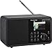 Produktbild Telestar DIRA M 1 A mobil - Akku Digitalradio/Internetradio (DAB+ / DAB/UKW/FM/Internet, Li-Ion Akku, WLAN Bluetooth 5.1, Farbdisplay, EWF Notfallwarnung) schwarz