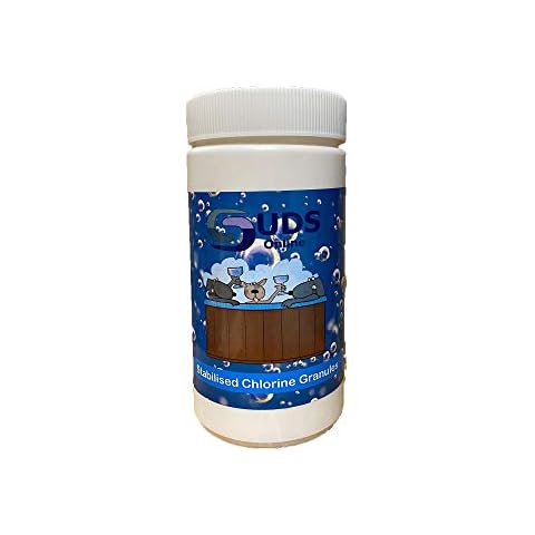 SUDS-ONLINE 1KG Stabilised Chlorine Granules for Pools and Spas Cover