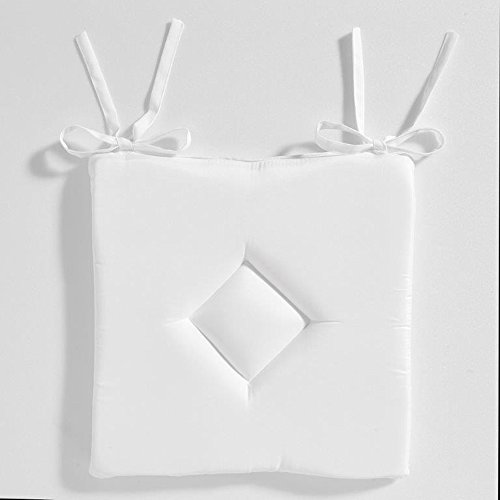 Today Galette Classique Chantilly Polyester Blanc 40 x 40 x 3 cm