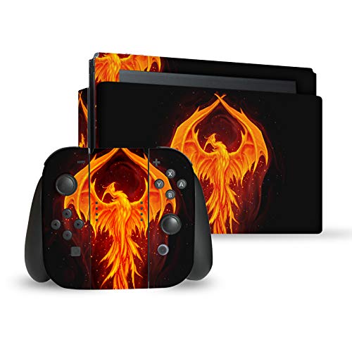 Protection vinyle Nintendo Switch Dragon Phénix contre les rayures du quotidien
