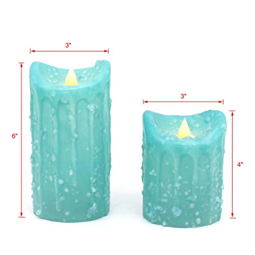 Cvhomedeco. Real Wax Hand Dipped Battery Operated Led Pillar Candles With Timer And Remote Control thumb #5
