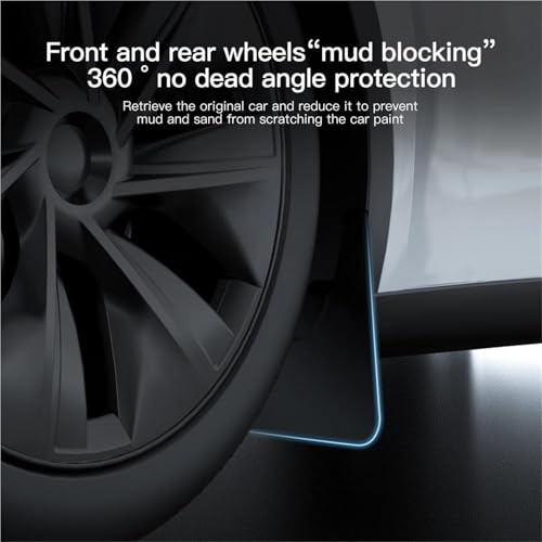 Bavettes de protection extérieures Tesla Model Y Juniper 25 26 garde-boue premium - 7