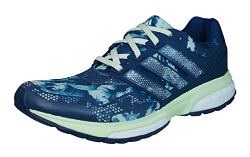 adidas Response 2 Graphic Womens Running Sneakers/Shoes-Blue-5.5