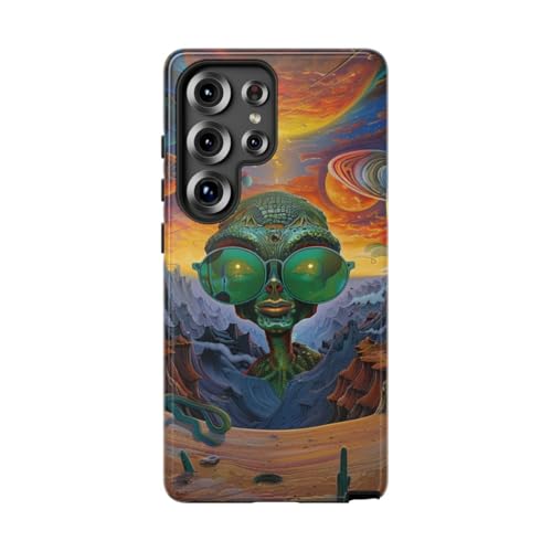 Coque Samsung S25 Ultra alien vert pour sublimer votre look urbain