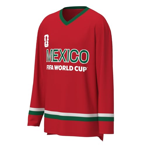 Image of Outerstuff FIFA World Cup 2026 Mens Long Sleeve V-Neck Hockey Jersey