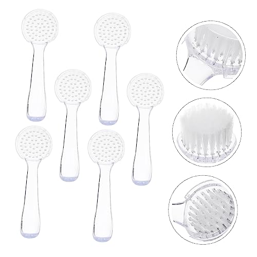 WOONEKY 6 Pçs Escova De Limpeza Facial Acessórios De Limpeza Ferramenta De Limpeza Acessórios Para U