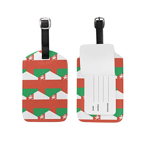 Preisvergleich Produktbild Oman-Flagge, Gepäckanhänger für Gepäck und Koffer