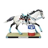 Enesco The Trail of Painted Ponies Blazing Barrels Figurine, 7.28 Inch, Multicolor
