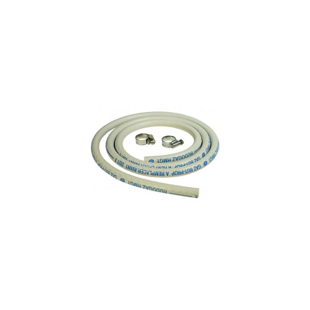 Kit connexion gaz complet pour Appareils à gaz (Détendeur PROPANE 37 mbar + tuyau souple 1.50m + embout tétine)