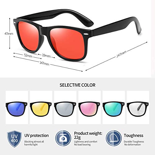Polarized Sunglasses For Men Women Retro Square Frame Shades Vintage Classic Sun Glasses 100% Uv Blocking 2 Packs #TOP2