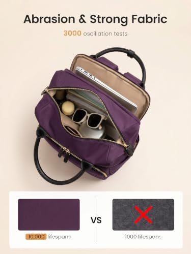 Image of LOVEVOOK Laptop Backpack for Women with XL Cup Pocket, Work Travel College