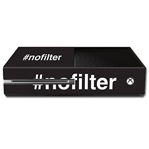 MightySkins Skin Compatible with Microsoft Xbox One Console – No Filter | Protective, Durable, and Unique Vinyl Decal wrap Cover | Easy to Apply, Remove, and Change Styles | Made in The USA