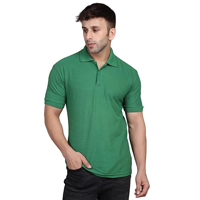 Men's Polo T-Shirt | Premium Cotton Blend Collared Half Sleeve Polo Tee | Regular Fit Solid Casual T-Shirt | Breathable Soft Fabric | Stylish Everyday Wear for Office, Travel, Sports & Weekend Outfits-picture-26