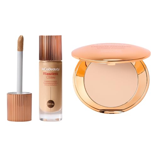 MCoBeauty Flawless Glow Skin Filter & Pressed Powder Set - Fair