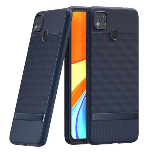 Image of Shockproof Case for Mi Redmi 9 / 9C / 9 Activ / 10A / Poco C31 | Full Camera Protection | TPU Flexible Back Cover for Mi Redmi 9 / 9C / 9 Activ / 10A / Poco C31 (Steel Blue)