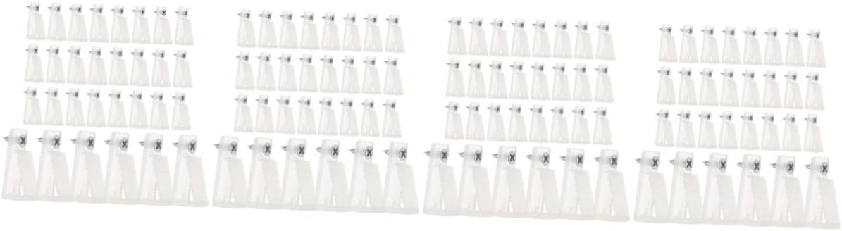 MAGICLULU 120pcs Led String Light Clips Outdoor Hooks with Screws for Hanging String Lights Cables and Decorations Lightweight and Easy to Install