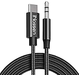 【Stereokabel vom Typ C bis 3,5 mm】 Der 3,5-mm-USB-Adapter unterstützt die Musikwiedergabe und das Anrufen der meisten USB C-Geräte. Einfach anschließen und spielen, USB C Aux, sehr einfach zu bedienen! (HINWEIS: Bei USB C-Smartphones mit 3,5-mm-Audioanschluss unterstützt der Adapter möglicherweise keine Anrufe, z. B. Samsung Galaxy S8 / S9 / N8. HINWEIS ★: Unterstützt keine Lautstärkeregelung für Mac.)