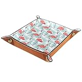 APPLICAZIONE Il vassoio quadrato per dadi è facile da piegare o aprire. Comodo da portare ovunque per giocare a giochi da casinò giochi da bar giochi di intrattenimento alla festa con la famiglia e gli amici o abbastanza grande da contenere orologi gioielli chiavi monete cambio caramella.