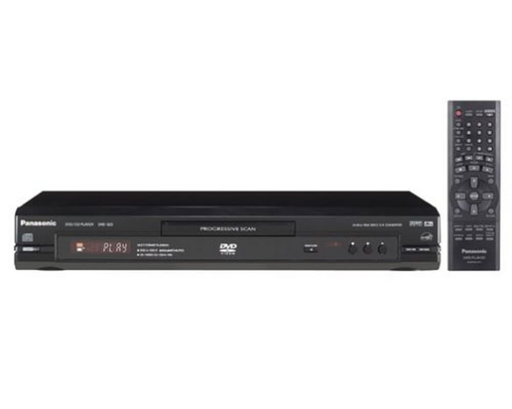 Panasonic DVDS25K Progressive-Scan DVD Player Black