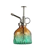Fengaim Botella de Spray de Vidrio Plant Mister, Marrón Verde