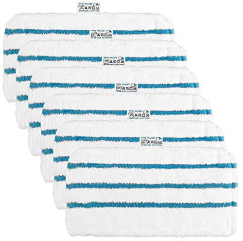 6 Lingettes pour Black et Decker Balais Vapeur FSMP20 Steam Mop pour Black Decker FSM1630, FSM1616, FSMH13E5, FSM1321, FSM1605