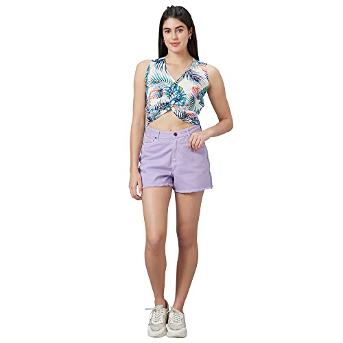 Image of Globus Women White Solid Sleeveless Top