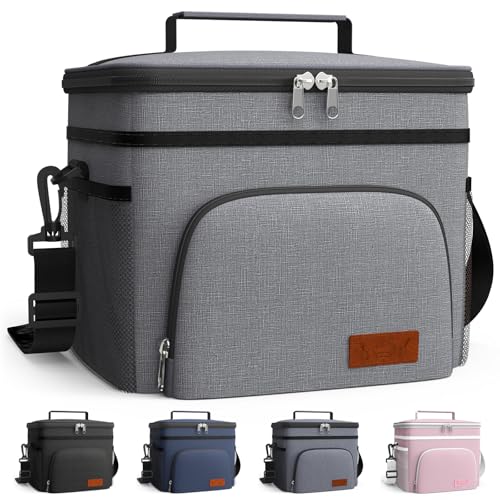 Image of HOTOR Insulated Lunch Box Men Women Leak-Proof Cooler Lunch Bag 15L