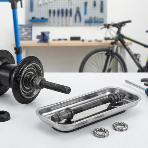 Healifty Fahrrad Hinterachse 10X180Mm Metall Hinterradnabe Mit Kugellager Graues Finish Mountainbike Hinterachse Kit FüR Stabile Reparatur Und Verbesserte Leistung
