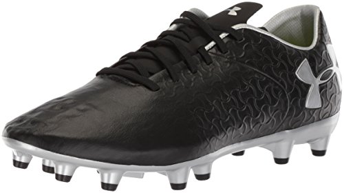Under Armour Men's Magnetico Premiere Frim Ground, Black (001)/Metallic Silver, 9