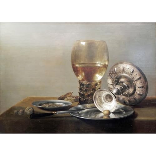 Toile murale Nature morte art classique pour grand salon élégant
