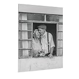 EymaNn Fine Art Aesthetics Old Couple in Love, Couples in Love, Couple Photography Poses Canvas Wall Art Prints for Wall Decor Room Decor Bedroom Decor Gifts 8x10inch(20x26cm) Unframe-Style